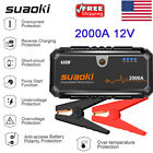 2000a 669818252195 Suaoki Car Peak Jump Starter Battery Charger Power