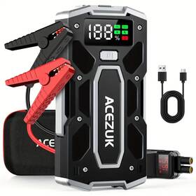 M02-5000a Acezuk Jump Starter 5000a 12v Portable Jumper Box 21800mah Fast Usb Power Bank 80wh M02-5000a Acezuk Jump Starter 5000a 12v Portable Jumper Box 21800mah Fast Usb Power Bank 80wh
