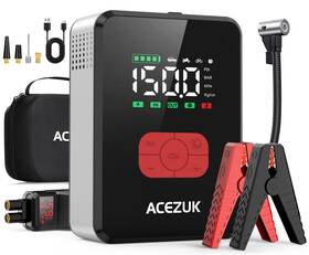 M06-us Acezuk Jump Starter With Air Compressor 8000a 150psi Portable Car 12v J