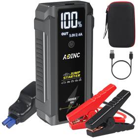 3000a Adinc 975282120941 Jump Starter Car Battery Jumper 12v Pack For Up 8.0l