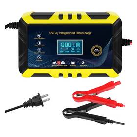 E00100343 All Access Trading 12v/6a Car Battery Repair Charger With Lcd Display And Intelligent Pulse