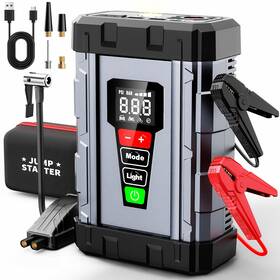 Airp-001 Alltrip Portable Jump Starter With Air Compressor 3000a 20000mah 150psi Tire Inflator
