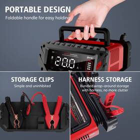 20a01 Amp Smart Car Battery Trickle Charger 20a Automatic Maintainer Desulfator