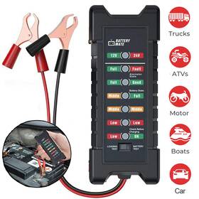 Bm410 Ancel Mb410 Car 7 Digital Battery Health Tester 12v And 24v Load Analyzer