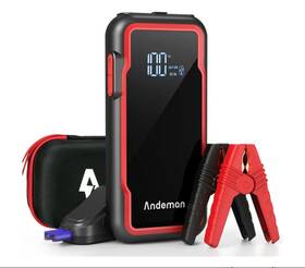 155-pro Andeman Audew 3000a 20000mah Jump Starter For 9l Gas/7l Diesel Engines Red
