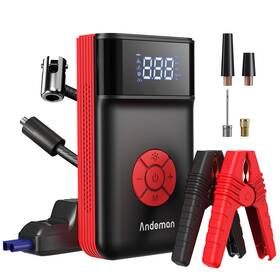 Gjx1539932 Andeman Portable Car Jump Starter With Air Compressor 4000a Power Bank Battery Booster Gjx1539932 Andeman Portable Car Jump Starter With Air Compressor 4000a Power Bank Battery Booster