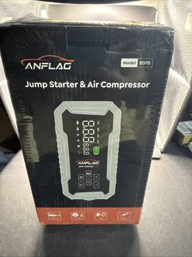 Cep1005-l23 Anflag Model Bd70 Jump Starter And Air Compressor New Sealed Box
