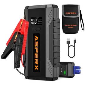 Ax2000 Asperx Car Jump Starter 2000a Peak Battery For Up To 7.0l Gas/5.5l Diesel
