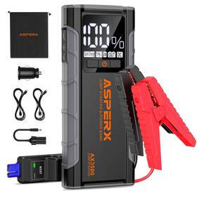 Ax3500 Asperx 3500a Battery Jump Starter With Pd 30w Fast Charging Up To 10l Gas/8