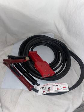 6141-25 Associated Aircraft Jumper Cables Copper 4awg 25 Foot