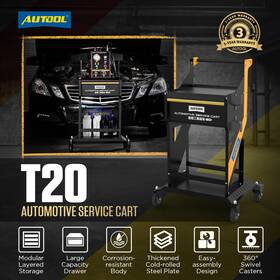 T20-t27 Autool Rolling Tool Trolley Cart Storage Cabinet Car Diagnostic Service Workshop Garage