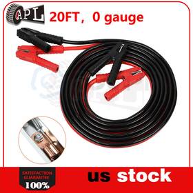 Ap16202401l Autoparts-leader Gauge Booster Jumper Cables Emergency Car Battery Jump 20ft Power Starter