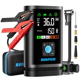 7-qddy-kl Avapow 7-qddy-kl/wal Car Jump Starter With Air Compressor 12v 3000a 150psi Tire Inflator And Led Light 7-qddy-kl Avapow 7-qddy-kl/wal Car Jump Starter With Air Compressor 12v 3000a 150psi Tire Inflator And Led Light