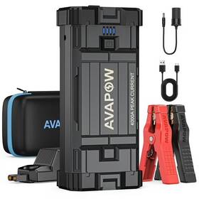 4000a Avapow 704219002892 A58 Car Jump Starter Peak 27800mah Battery 4000a Avapow 704219002892 A58 Car Jump Starter Peak 27800mah Battery