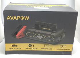 2000a Avapow T09b 150psi Car Tire Air Pump Jump Starter With Battery Comp Read 2000a Avapow T09b 150psi Car Tire Air Pump Jump Starter With Battery Comp Read