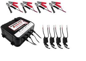 Te4-0261 Banshee Smart 6/12v 2a 4 Bay Charger Maintainer With Usb For Auto And Marine Applications Te4-0261 Banshee Smart 6/12v 2a 4 Bay Charger Maintainer With Usb For Auto And Marine Applications