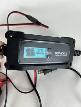Drmc4a Battery-biz 609525766080 Duracell 4 Amp Charger Maintainer With Lcd Display For 6v 12v