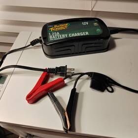 01m18-101268 Battery Tender 12v 1.25a Charger And Maintainer Deltran Oem With Clamps
