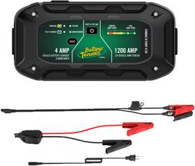 030-7020-wh Battery Tender Chargenstart 4amp Btry Charger And 1200 Amp Jump Starter