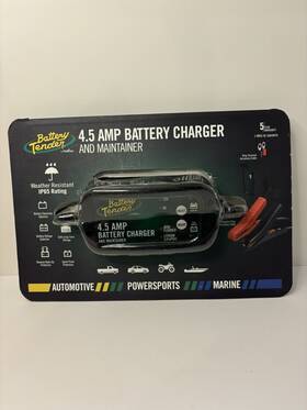 Battery Tender 734357203707 Dellran 4.5 Amp Charger And Maintainer 6 Or 12 Volt. Tested