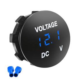 Bdzmc-bc-074 Bdzmc Battery Voltage Meter Dc 12v 1.26 X 1.45 Inches Blue Bdzmc-bc-074 Bdzmc Battery Voltage Meter Dc 12v 1.26 X 1.45 Inches Blue