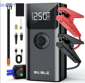 Booster12v Biuble Ml435-a 8000a Car Jump Starter With Air Compressor Pack Power Bank Lcd Screen