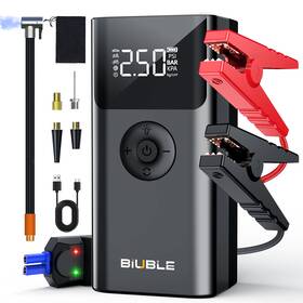 8000a Biuble Qs003 Car Jump Starter With Air Compressor Portable Battery Booster Us