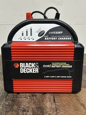 8na3 Black & Decker And 12 Volt Smart Battery Charger 2/4/6 Amp Car Truck Motorcycle Rv