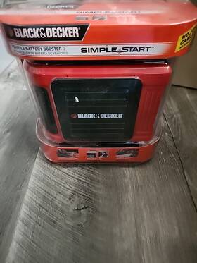 Bb7p Black & Decker And Simple Start - Vehicle Battery Booster New D4