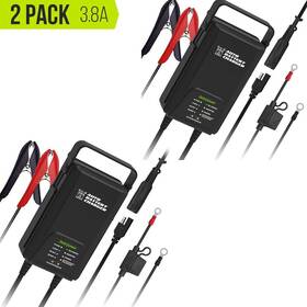 Bolt Power 756708606609 2-pack Vehicle Battery Maintenance Charger For Cars Rvs Vans And Motorcycles