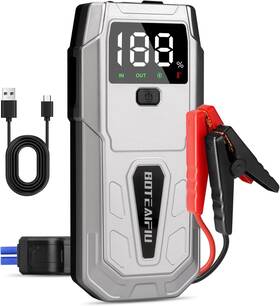 8583829292 Boteaifiu 5000a Car Jump Starter Booster Jumper Power Bank Battery 9.5l Gas 8l Diesel