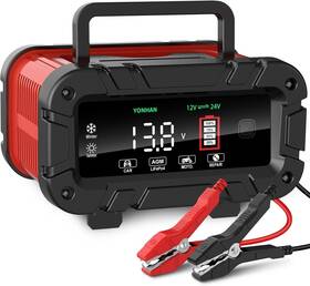 20312 Branded 12v/ 24v Car Battery Charger Heavy Duty Smart Automatic Intelligent Pulse Repair