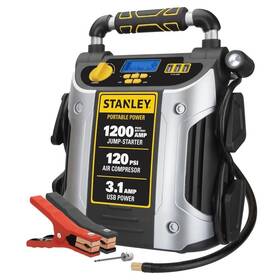 J5c09d Branded Stanley 1200 Peak Amp Automotive Jump Starter 120 Psi Digital Air Compressor