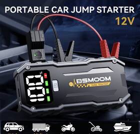 25112024 Bsmoom Lot Of 4 B06 2000a 8000mah Jump Starter Power Bank New Sealed