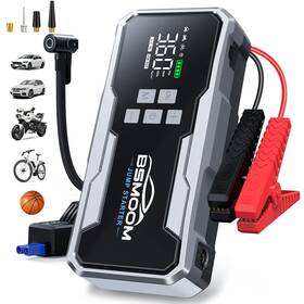 7000a Bsmoom 761814059393 Jump Starter With Air Compressor 160psi Portable Car Battery