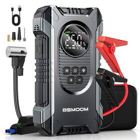 Kdsx7-a1 Bsmoom 6000a Peak Jump Starter Portable Car Battery Booster With Air Compressor Charger
