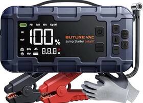 Ce6002 Buture Vac 10-in-1 Portable Car Battery Jump Starter With Air Compressor 8000a 160psi 45w C