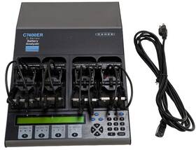 C7400er-c Cadex Quad Pocket Battery Tester And Analyser 4-bay 1.2v To 16v