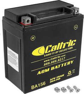Vs-1400glp Caltric Ba156/6 Agm Battery Compatible With Suzuki Vs1400glp Intruder