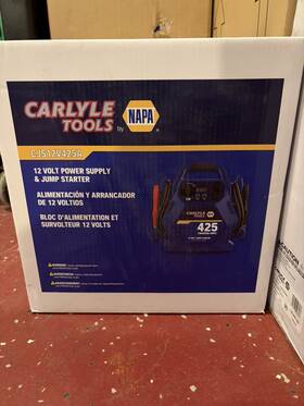 146-245-300 Carlyle Tools By Napa 12-volt Power Supply And Jump Starter Cjs12v425a New 146-245-300 Carlyle Tools By Napa 12-volt Power Supply And Jump Starter Cjs12v425a New