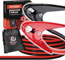 2g-20 Cartman 2 Gauge 20feet Jumper Cable For Car Heavy Duty Booster Cables