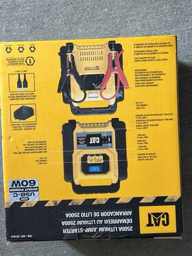 1971614 Cat Jump Starter Usb C Phone Charging Bank And Air Compressor All In 1 Portable