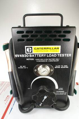 6v4930 Cat Caterpillar Battery Load Tester New Old Stock Sun Electric And Instructions