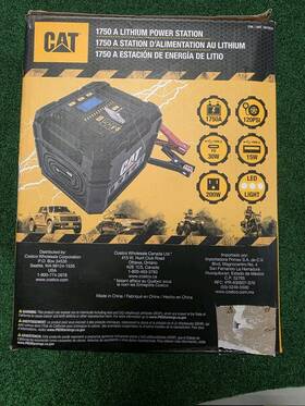 Ppscl3i Cat 4-in-1 Professional Power Station With 1750 Amp Jump Starter And Air Compressor