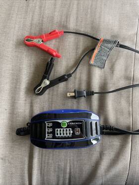 37303-2225 Cen-tech 6v/12v 2 Amp 3-stage Microprocessor Control Automatic Battery Charger No Box 193
