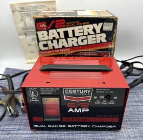 No.141-103 Century 141-103a Battery Charger 6-12 Volt Model 141-193 Part A Dual Range