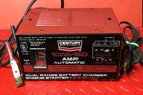 141-216 Century 10/2/55 Amp Dual Range Battery Charger /engine Starter 6 And 12v