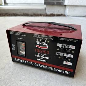 87114 Century Car Battery Charger Engine Starter Automatic Manual 10/2/50 Usa 12 87114 Century Car Battery Charger Engine Starter Automatic Manual 10/2/50 Usa 12