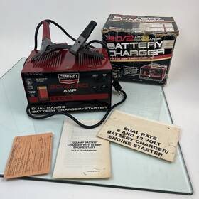 87302 Century Dual Range 6-12 V Battery Charger Engine Starter 6/2 Amp