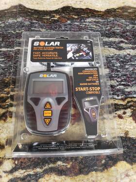 T00013760147 Clore Automotive Solar Ba9 12v Battery And System Tester Operating Range 4v-16v